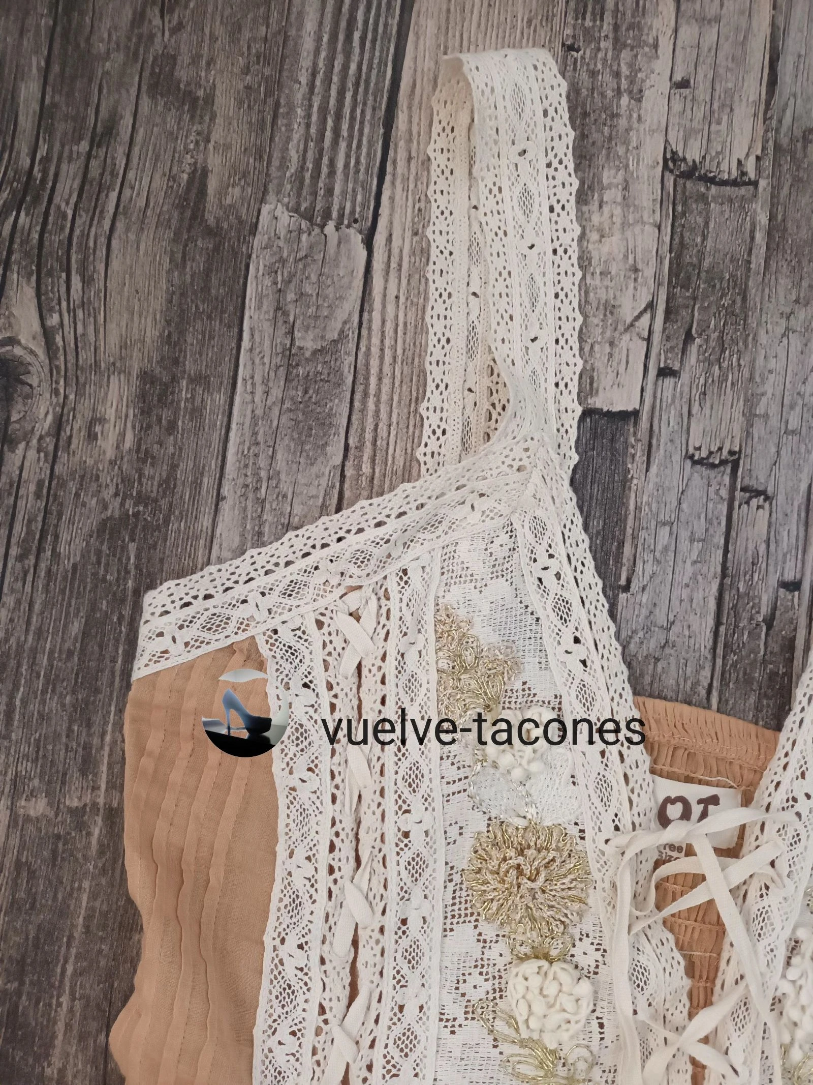 Lichtkoraal en witte bustier ♡ JOT * Een maat – photo 5